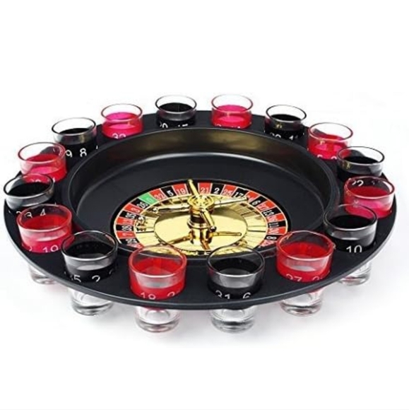 Shot Glass Roulette Drinking Game Set 🎲🥃 - Picture 3 of 9